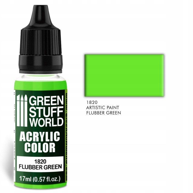 Acrylic Color - Flubber Green