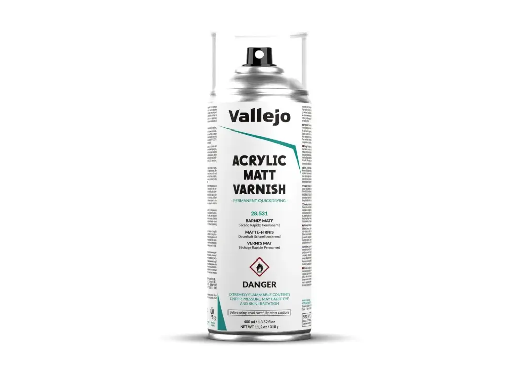 Acrylicos Vallejo VJP28531 400 Ml Spray Varnish - Matt