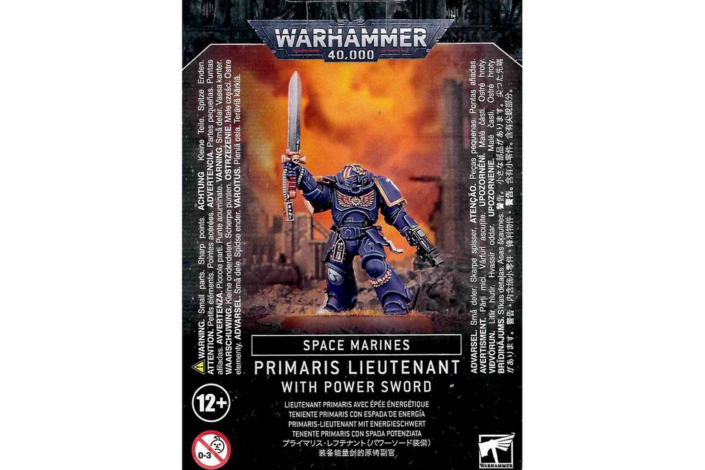 S/M PRIMARIS LIEUTENANT WITH POWER SWORD