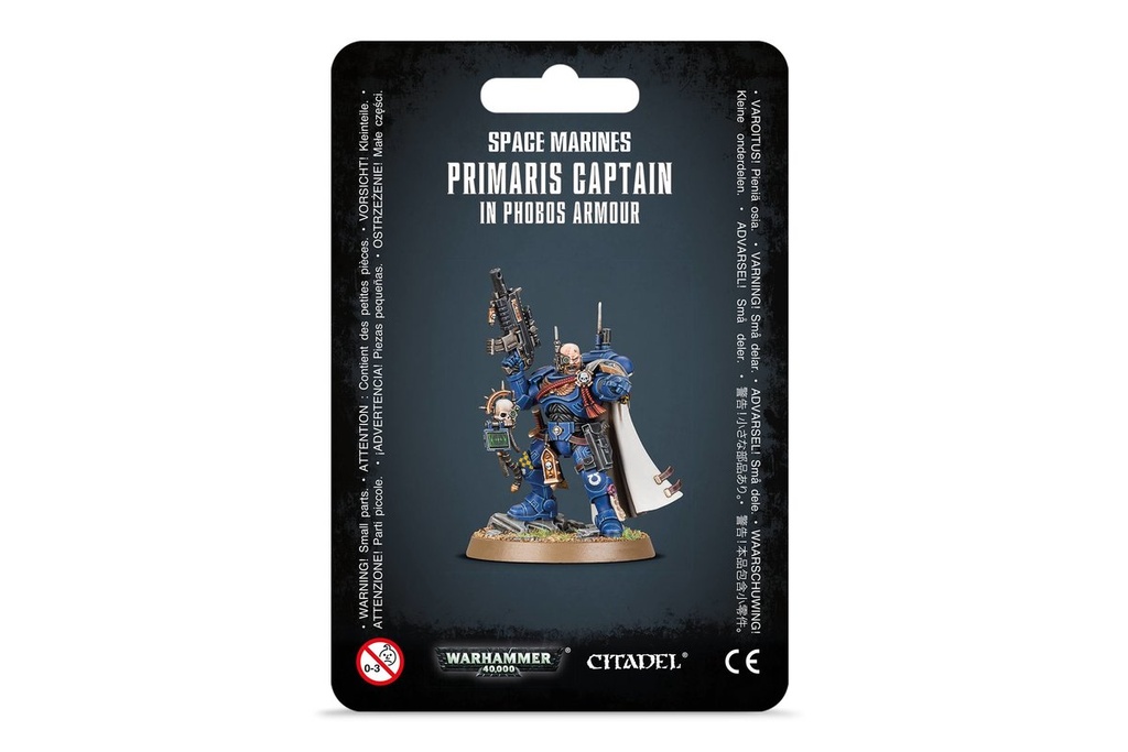 SPACE MARINES CAPTAIN IN PHOBOS ARMOUR
