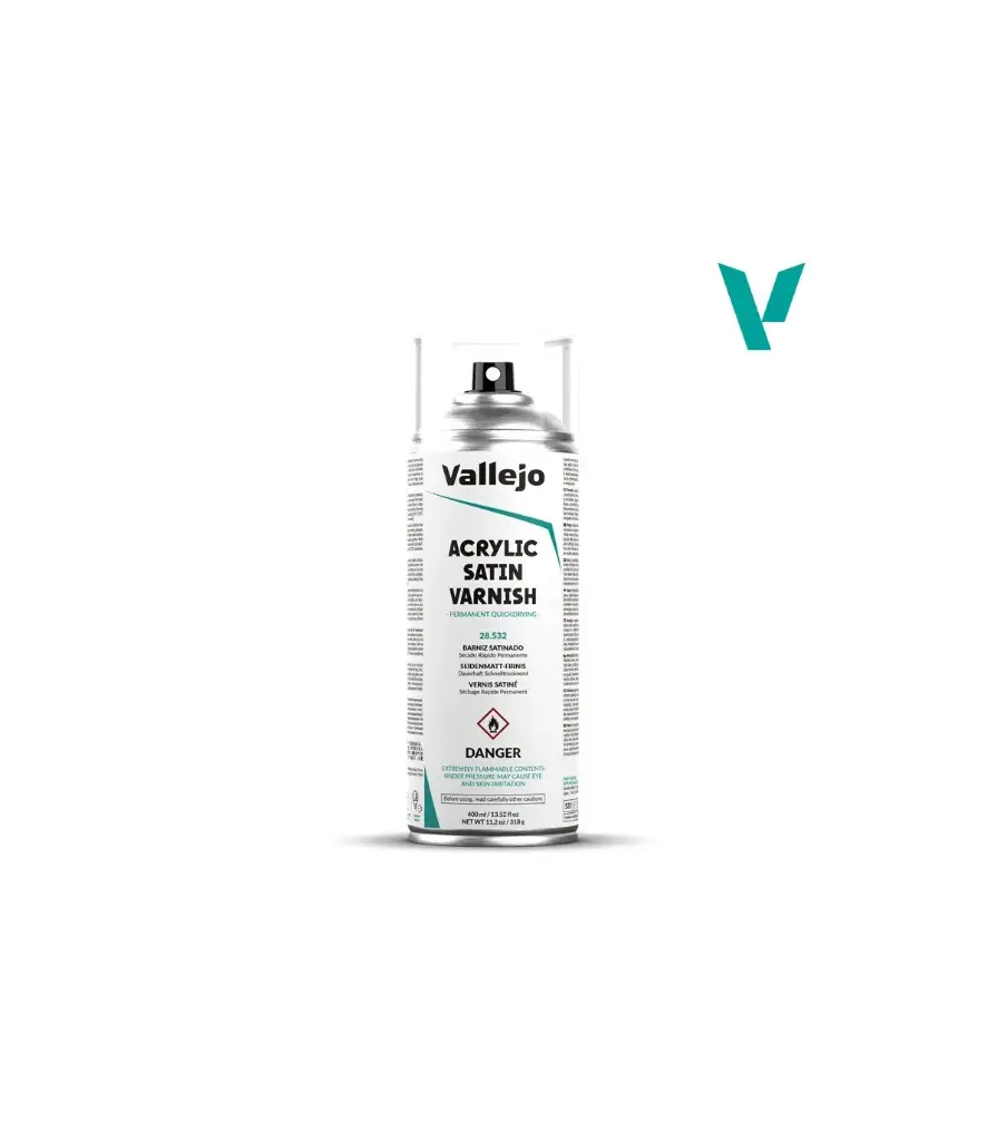 SprayTrasparente Satinato Vallejo (400ml)