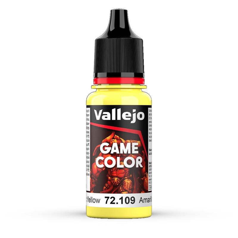 VAL72109 - AV Vallejo Game Color 18ml - Toxic Yellow