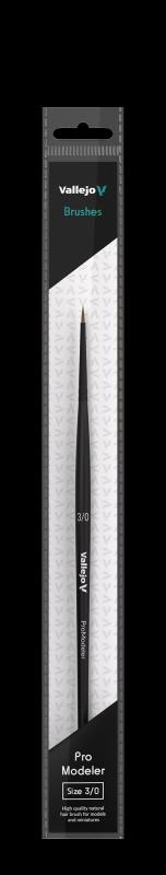 VALB01030 - AV Pro Modeller - Natural Hair Round Brush No. 3/0