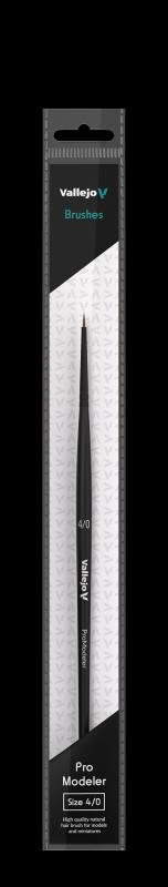 VALB01040 - AV Pro Modeller - Natural Hair Round Brush No. 4/0