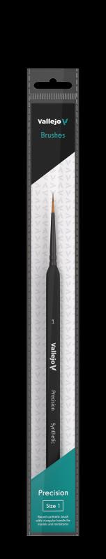 VALB03001 - AV Precision - Round Synthetic Brush,  Triangular No. 1