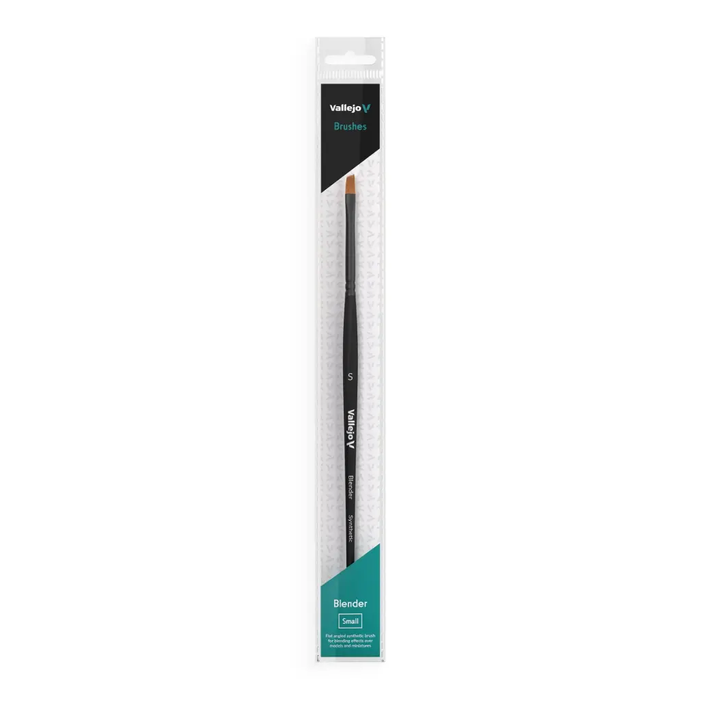 VALB05001 - AV Blender - Flat Angled Synthetic Brush (Small)