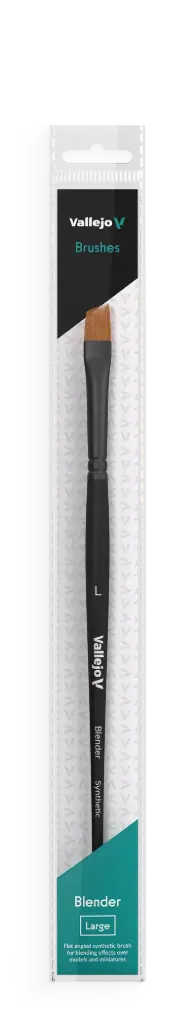 VALB05003 - AV Blender - Flat Angled Synthetic Brush (Large)