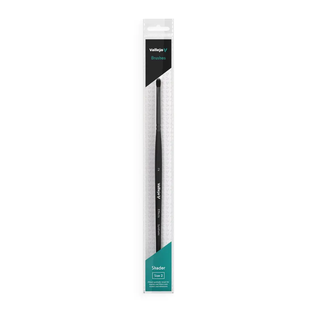 VALB06002 - AV Shader - Filbert Shader Flat Synthetic Brush No. 2