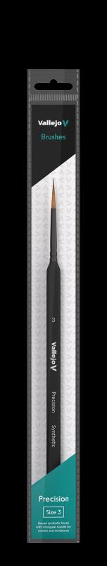 VJPB03003 Round No.3 Synthetic Triangle Handle Precision Brush