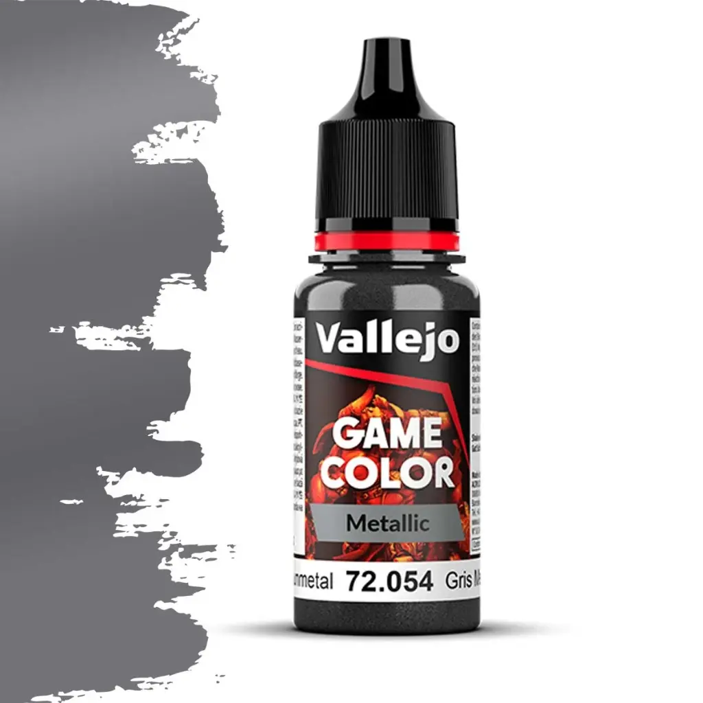 Val72054 - Av Vallejo Game Color 17ml - Gunmetal