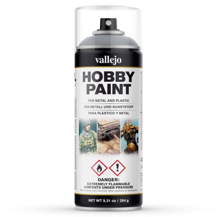 Vallejo 28021 - Silver Spray Hobby Paint (400 Ml)