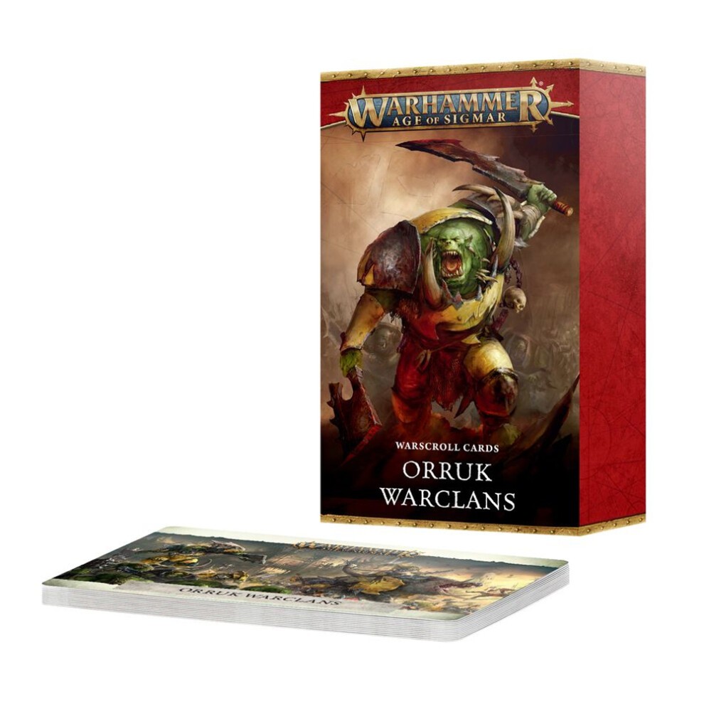 WARSCROLL CARDS: ORRUK WARCLANS (ENG)
