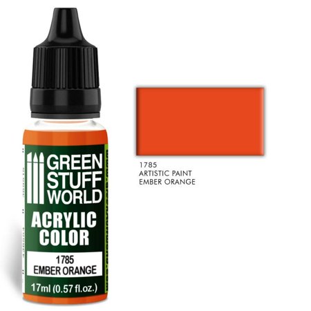 Acrylic Color - Ember Orange