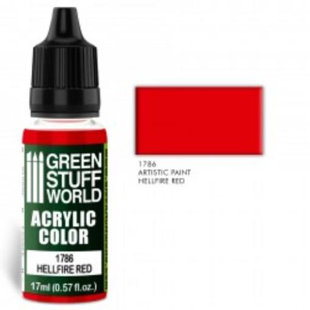Acrylic Color - Hellfire Red