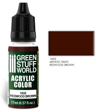 Acrylic Color - Redwood Brown