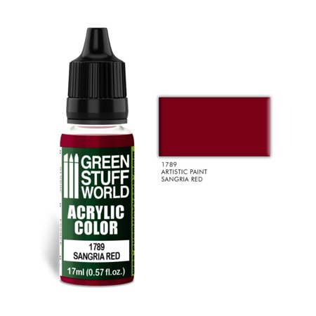 Acrylic Color - Sangría Red