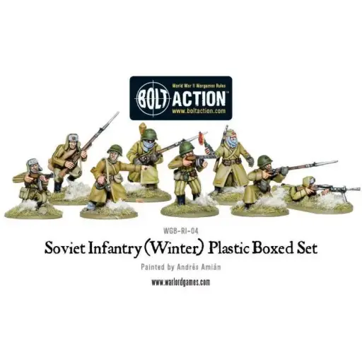 BOLT ACTION - SOVIET WINTER INFANTERY 28mm 
