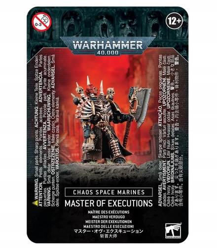 [43-44] CHAOS SPACE MARINES MASTER OF EXECUTIONS