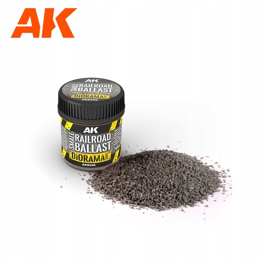 [AK8256] DIORAMA: SMALL RAILROAD BALLAST