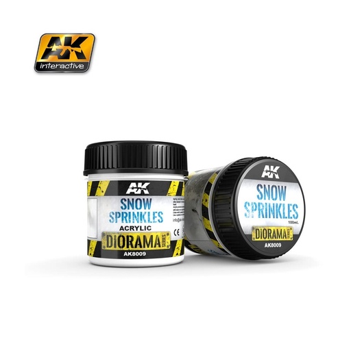 [AK8009] DIORAMA: SNOW PRINKLES ACRYLIC