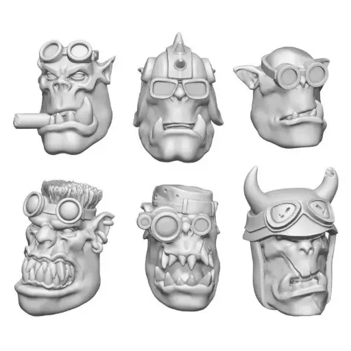 Dakka Dakka - Cabezas de Riders Orco