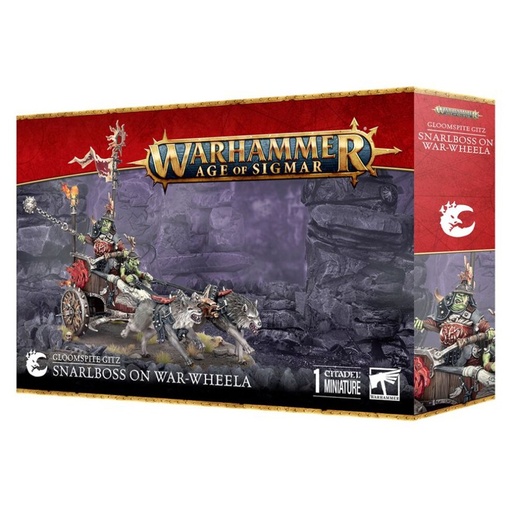 [89-91] GLOOMSPITE GITZ: SNARLBOSS ON WAR-WHEELA