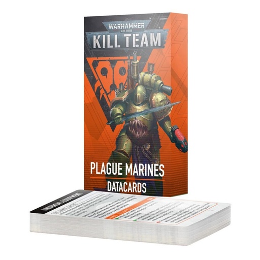 [103-82] KILL TEAM DATACARDS: PLAGUE MARINES (ENG