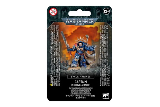 [48-70] SPACE MARINES CAPTAIN IN GRAVIS ARMOUR