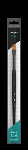 VALB04006 - AV Effects - Flat Rectangular Synthetic Brush No. 6