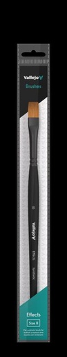 VALB04008 - AV Effects - Flat Rectangular Synthetic Brush No. 8