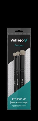 VALB07990 - AV Dry Brush - Natural Hair Dry Brush Set - (S,  M & L)