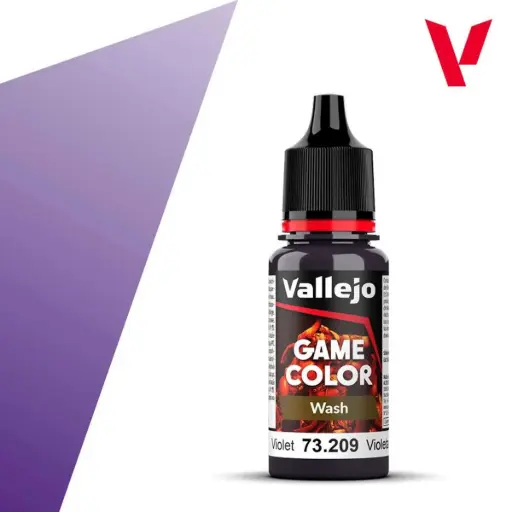 VJP73209 18 Ml Game Color Wash Miniature Paint,  Violet