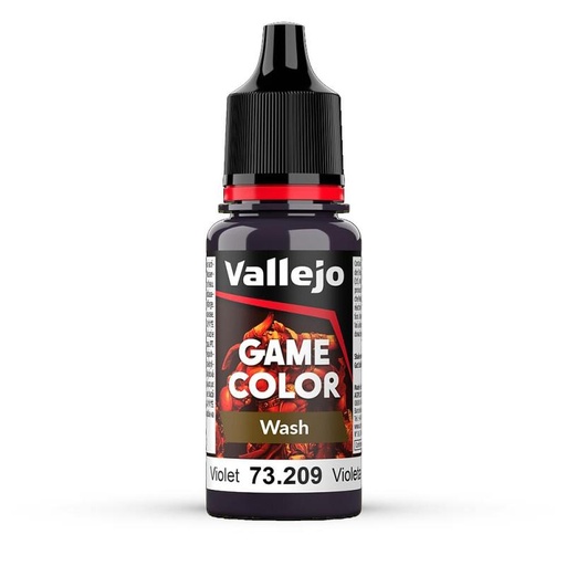 VJP73209 18 Ml Game Color Wash Miniature Paint,  Violet