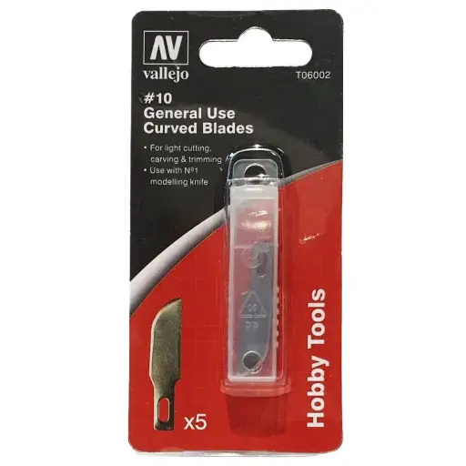 Vallejo 5 Assorted Blades for Knife No. 1