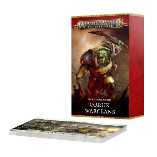 [89-04] WARSCROLL CARDS: ORRUK WARCLANS (ENG)