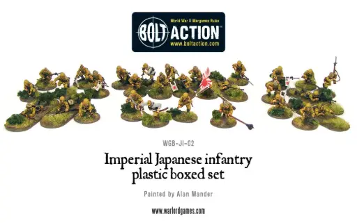Warlord Games Bolt Action Imperial Japanese Infantry Plastic Boxed Set
