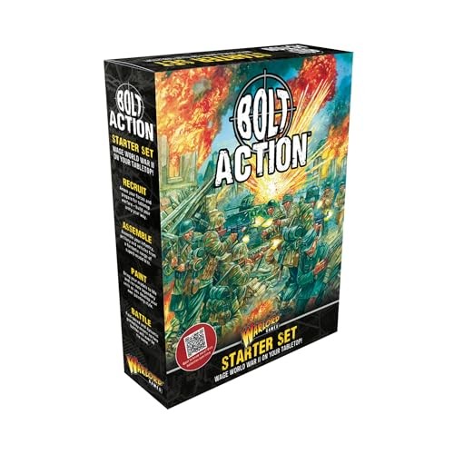 Warlord Games Bolt Action Starter Set - a 28mm World War 2 Strategy Tabletop Battle Game for 2 or More Players Using Miniatures